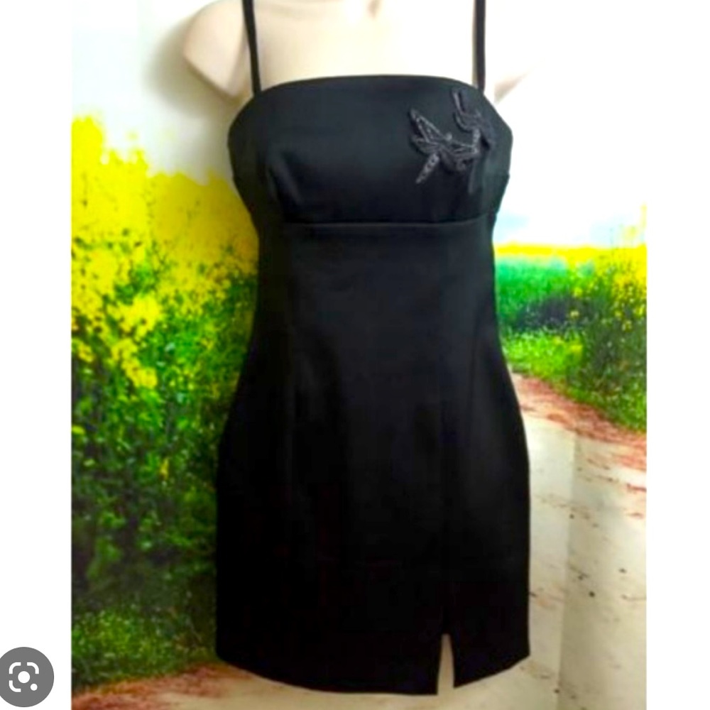 Hugo Buscati Collection Dragonfly Dress Black Mini